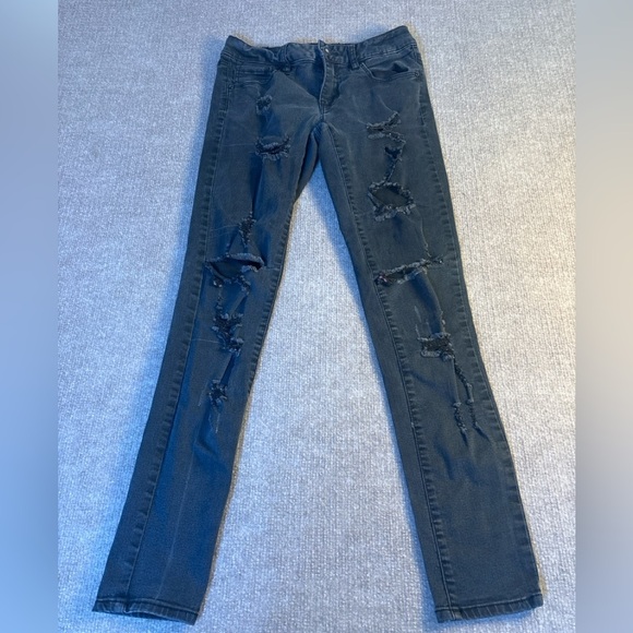 Empyre Tessa Skinny Distressed Black Jeans – Size 3 1121 - Picture 1 of 4